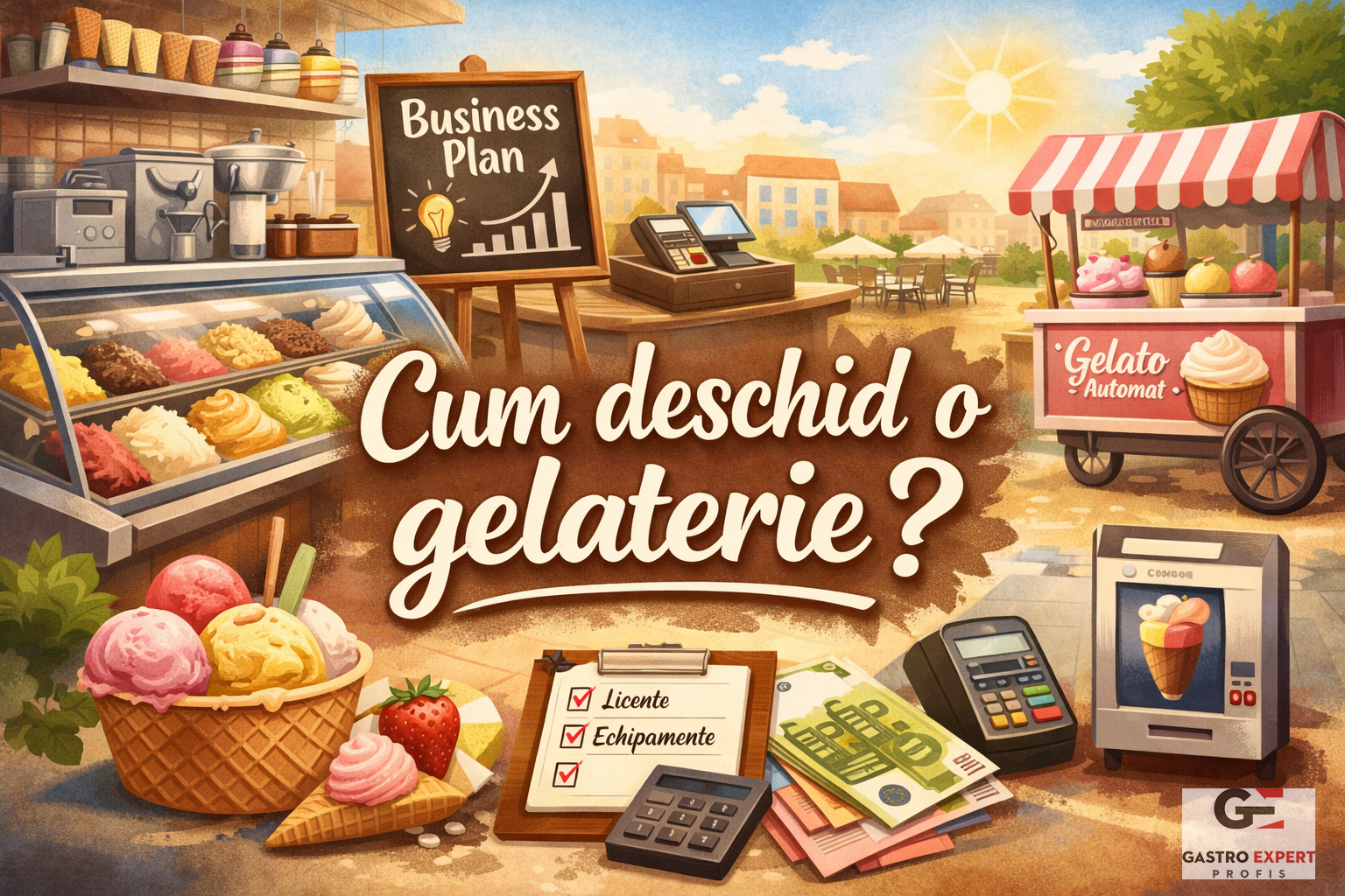 Cum deschid o gelaterie ?